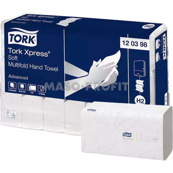 Tork Papírové ručníky Multifold soft H2 - 120398