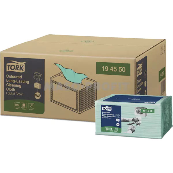 Tork Skládané utěrky W8 - zelené - 194550