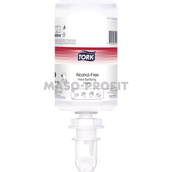 Tork Dezinfekční prostředek pěnový Tork, S4, na ruce bez alkoholu, S4 1000ml - 520202