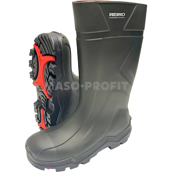 Holínky PU-PREMIUM safety zelené - 43