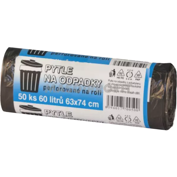 Pytel MI 630x 740mm 60l  50ks černý