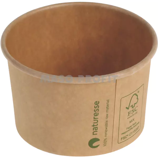 Pacovis Kelímek na dresing kraft/PLA, 65ml Ø62x40mm, hnědý (50ks)