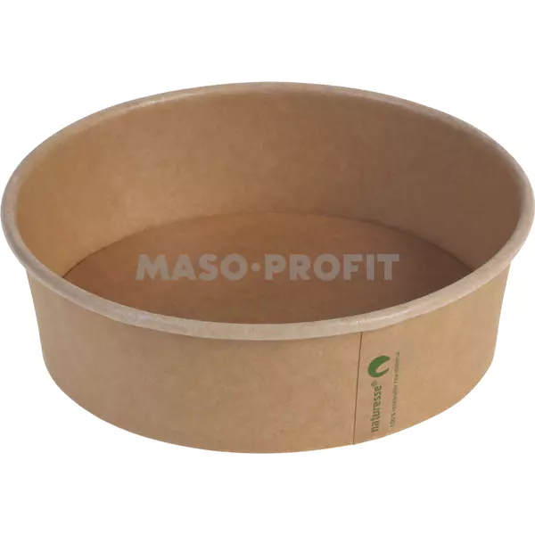 Pacovis Miska kraft/PLA, 500ml Ø150x45mm (60ks)