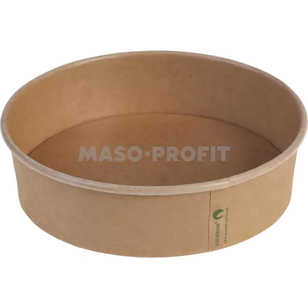 Pacovis Miska kraft/PLA, 900ml Ø185x49mm (45ks)