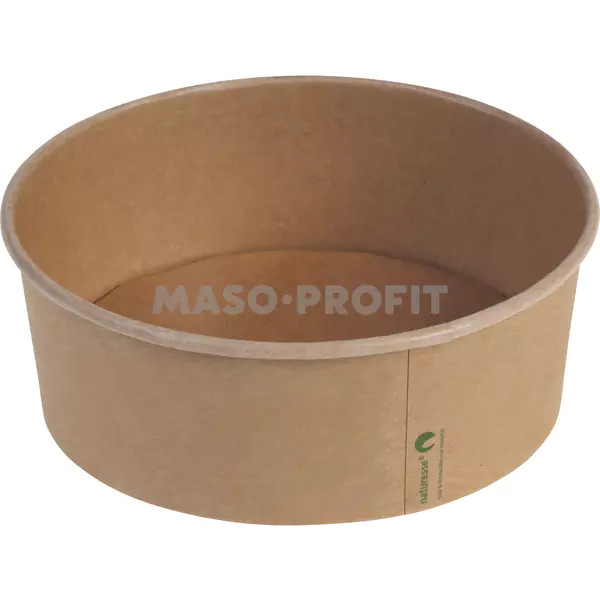 Pacovis Miska kraft/PLA, 1200ml Ø185x66mm (160ks)