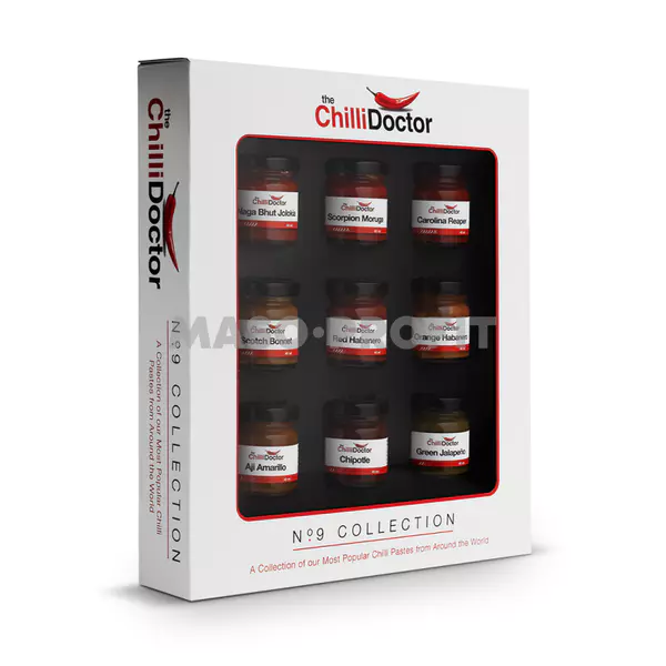 The Chilli Doctor No 9 Collection - ochutnávková chilli sada