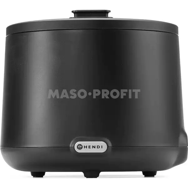 HENDI Kotlík na polévku UNIQ,  8L, Černá, 220-240V/500W