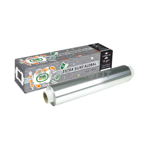 Alobal extra silný fresh'n'roll - krabička s pilkou 30cm x50m