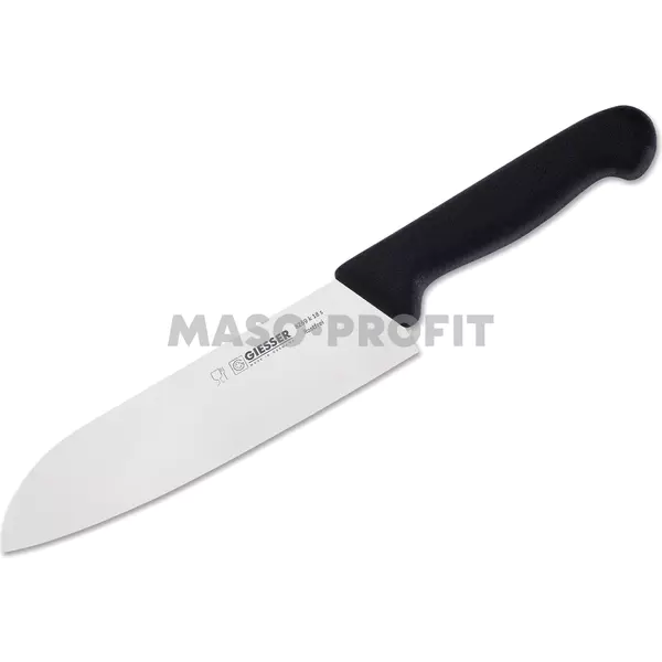 Giesser Nůž japonský Santoku G 8269 k 18cm černý