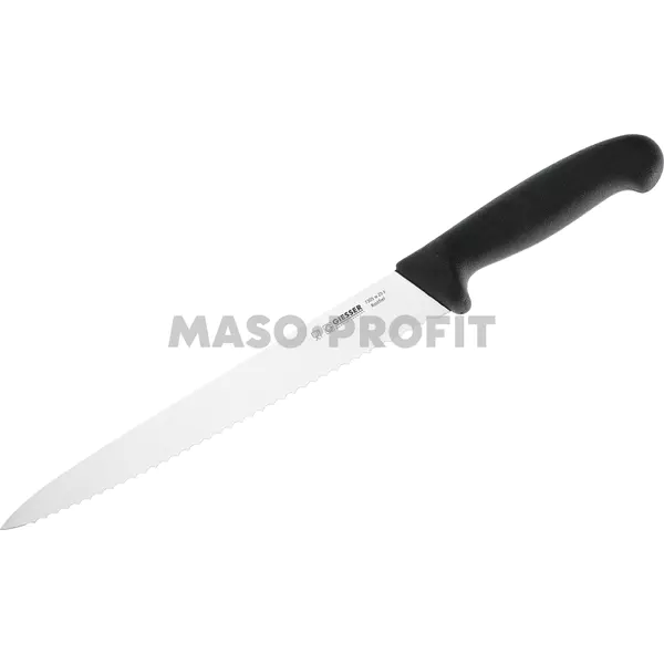 Giesser Nůž uzenářský G 7305 w 25cm černý