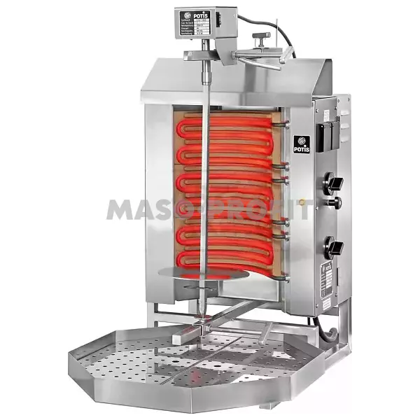 POTIS Elektrický gril na gyros/kebab E1 230V 15 kg suroviny
