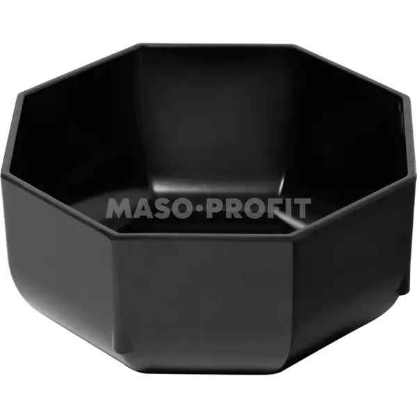 Miska melamin W1530 černá (195x75 mm)