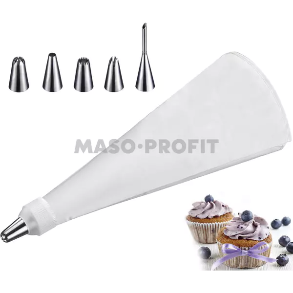 Westmark Sáček cukrářský 40cm + 5 špiček