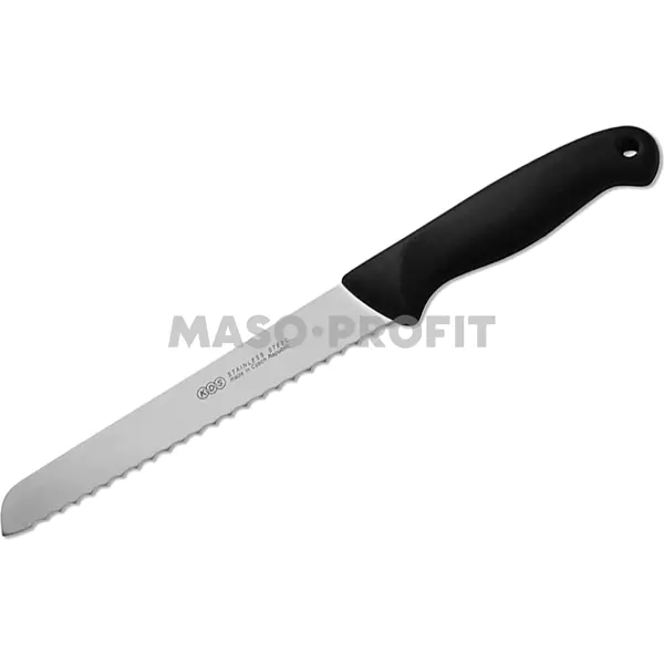 KDS Nůž na chléb 7 černý 175mm  K 1075