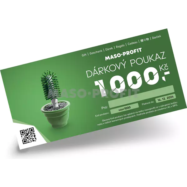 MASO-PROFIT Elektronický Dárkový poukaz 1000 Kč
