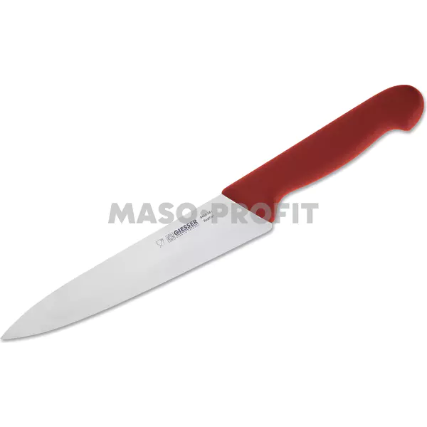 Giesser Nůž kuchařský úzký G 8456 18 červený