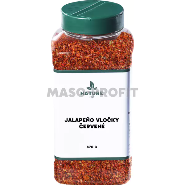 Nature line Jalapeňo vločky červené 470 g dóza