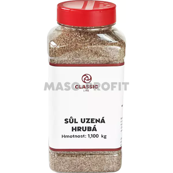 Classic line Sůl uzená hrubá 1,1 kg dóza