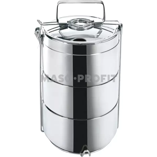 Orion Jídlonosič nerez 3x 0,9l pr 14cm Termo