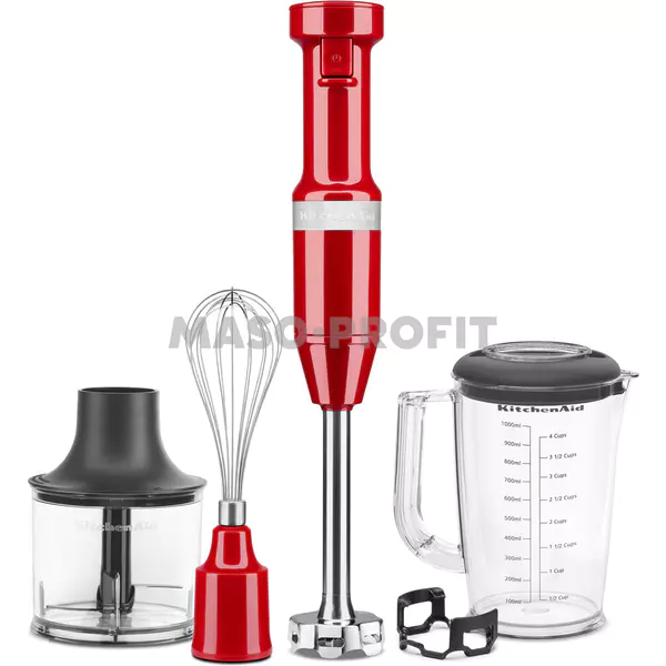 KitchenAid Tyčový mixér 5KHBV83EER - královská červená
