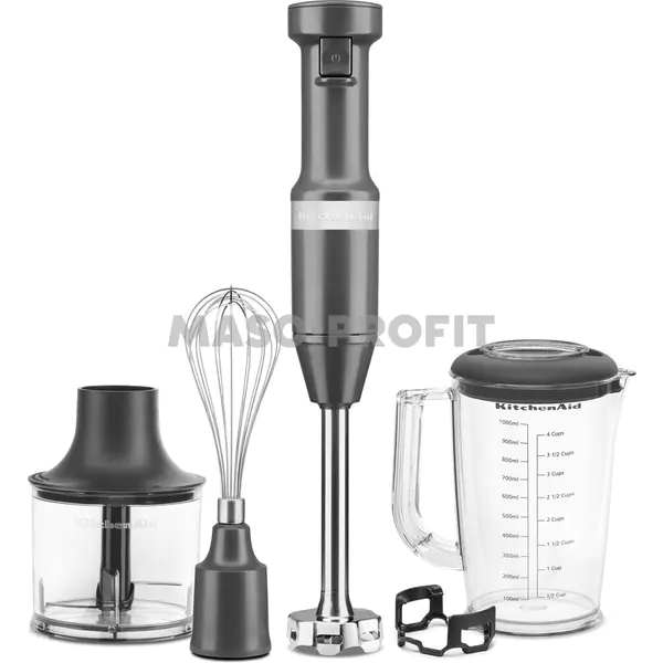 KitchenAid Tyčový mixér 5KHBV83EER - tmavě šedý mat