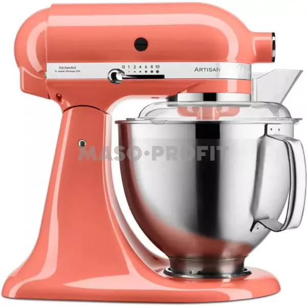 KitchenAid Kuchyňský robot Artisan 5KSM185PSEPH lososová