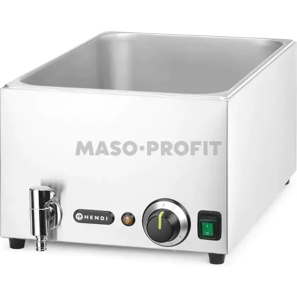 HENDI Ranger Bain-marie s vypouštěcím kohoutkem, HENDI, GN 1/1, 230V/1000W