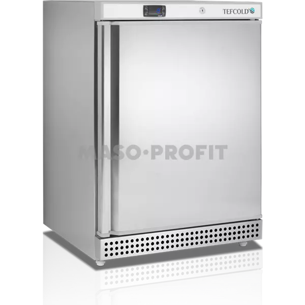 Tefcold Mrazící skříň UF 200 S nerez, plné dvěře