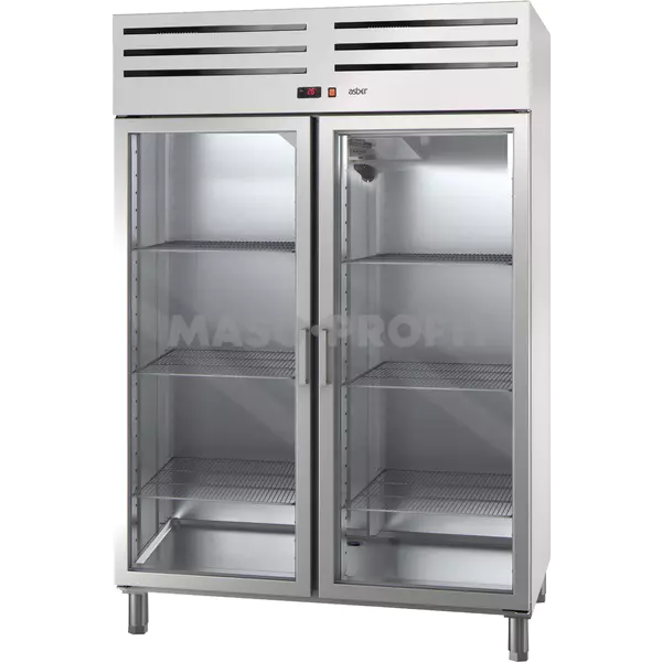Asber Skříň chladící ECP-1402 HC GD  GN 2/1  GLASS  ECP-1402 HC GD
