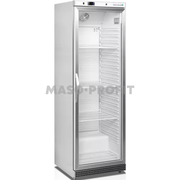 Tefcold Skříň chladicí UR 400 SG prosklené dveře, nerez opláštění