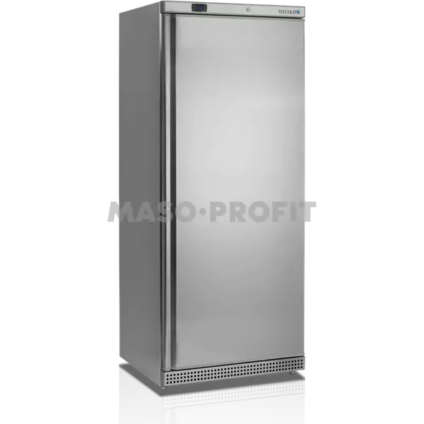 Tefcold Skříň mrazící UF 600 S, nerez, plné dveře