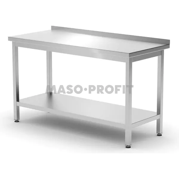 HENDI Stůl nástěnný s policí – šroubovaný 1200x600x(H)850mm