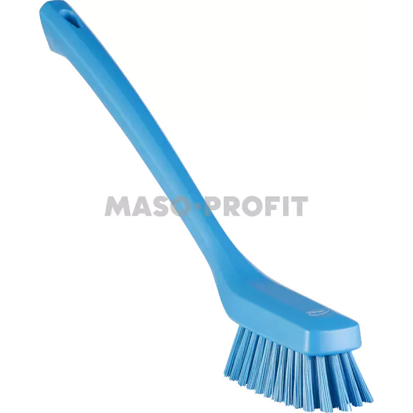 Vikan Kartáč uzký s dlouhou rukojeti, 420 mm, tvrdý, modrý 41853