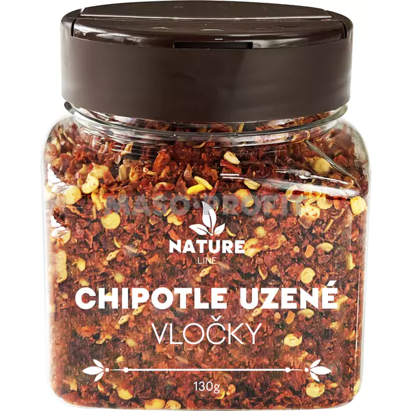 Nature line Chipotle uzené vločky 130 g dóza