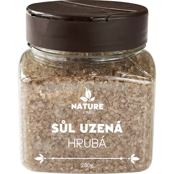 Nature line Sůl uzená hrubá 280 g dóza
