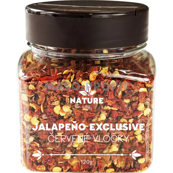 Nature line Jalapeňo červené vločky 120 g dóza
