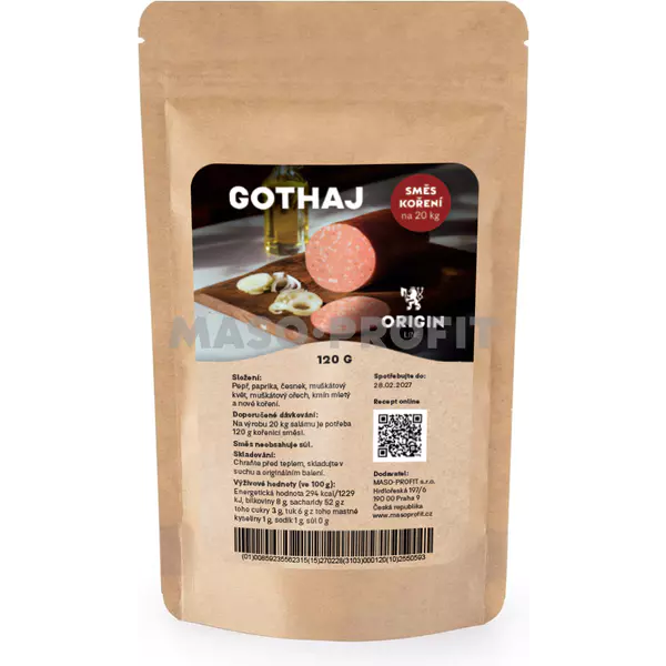 Origin Line Kořenicí směs bez soli Gothaj 120 g na 20 kg díla