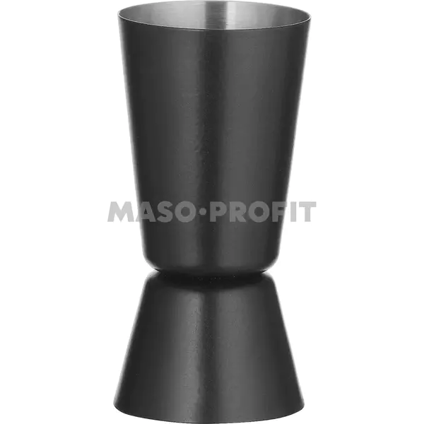 HENDI Odměrka barová 25/35 ml, BarUp, Černá, ⌀40x(H)73mm