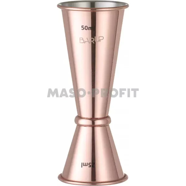 HENDI Odměrka barová 30/50 ml, BarUp, Měděná, ⌀43x(H)110mm