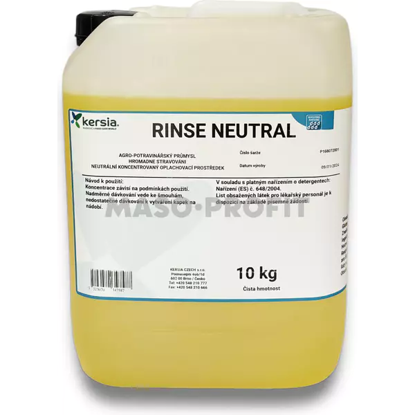Kersia RINSE NEUTRAL oplachový prostředek do myčky 10kg