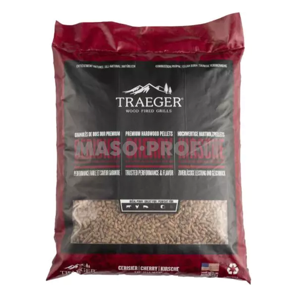 TRAEGER Dřevěné pelety FSC Třešeň 9kg