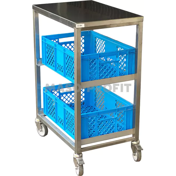 Vozík servisní k baličce 450x675x940mm, se zásuvy