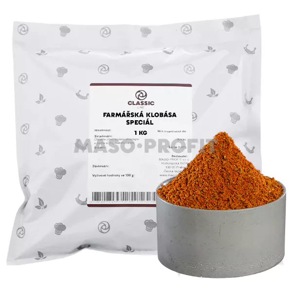 Classic line Směs kořenící - Farmářská klobása speciál  bez E 1Kg