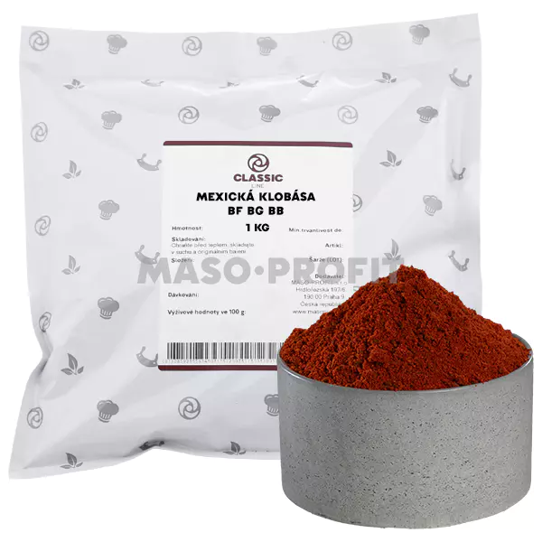 Classic line Směs kořenící - Mexická klobása BF BG BB  1 kg