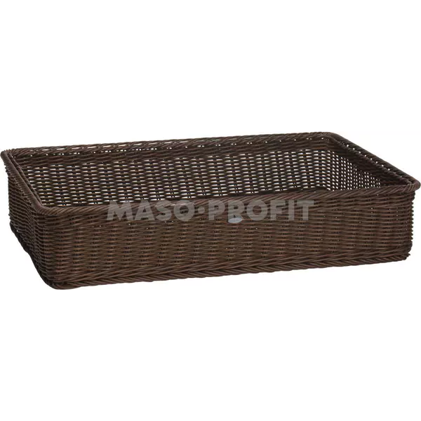 Westmark Koš pletený 60x40x13 cm s kov.kostrou hnědý