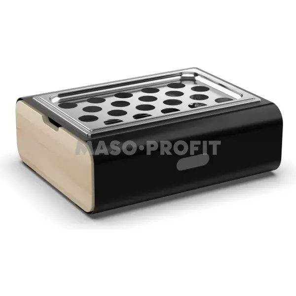 Stojan bufetový MOA Linea First černý 1/1 H.20 na jogurty