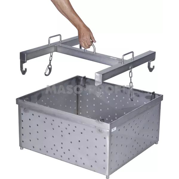 Zařízení závěsné pro zvedání koše 640x650x160