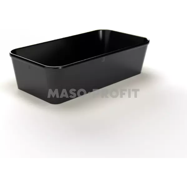 Miska melamin W1408 černá (280x140x80 mm)