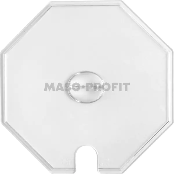 Víko plast čiré osmihran pr.240mm