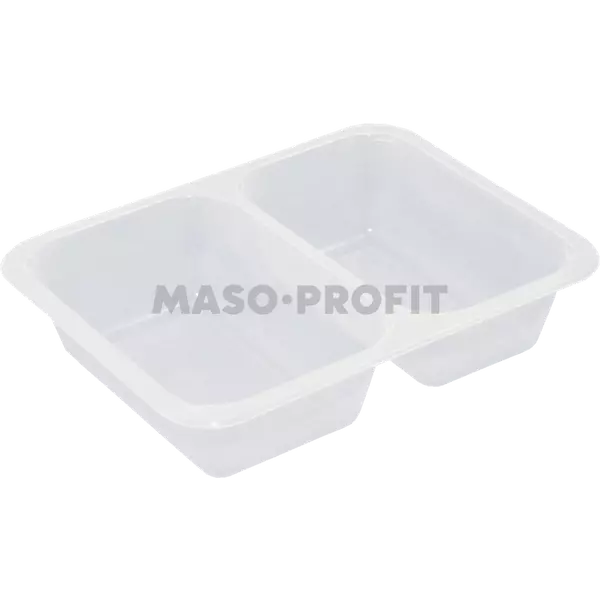 Zatavovací miska 227x178x50 2-dílná transparentní (400ks)